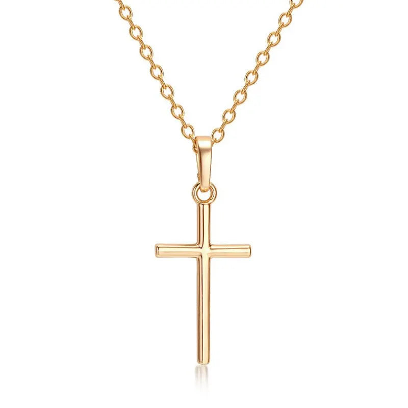 2pcs Unisex Pendant Necklace Set – Gold & Silver Alloy Pendant Necklace Set Nixie