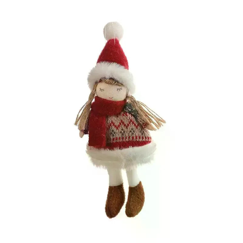 Christmas Plush Snowman Hanging Ornament | Tree Pendant Christmas Tree Ornament Nixie