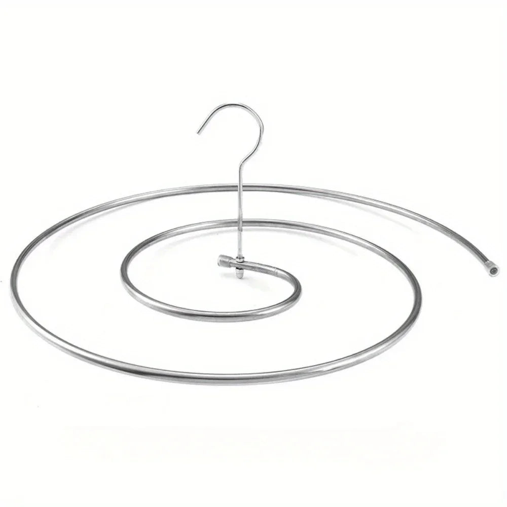 Spiral Stainless Steel Drying Rack for Quilts, Sheets & Clothes
