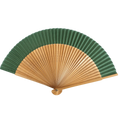 Chinese Bamboo Folding Fan – Elegant Portable Dance & Decor Fan Decorative Folding Fan Nixie Dark Green