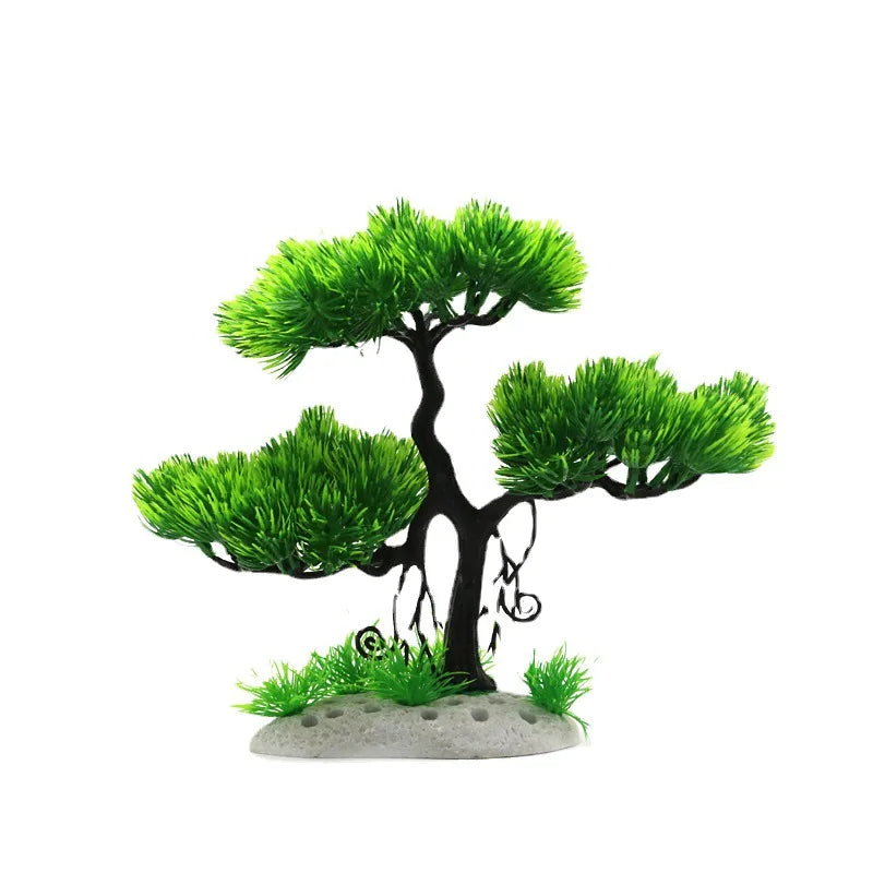 Artificial Aquarium Tree Bonsai Fish Tank Landscape Decor Aquarium Decoration Nixie