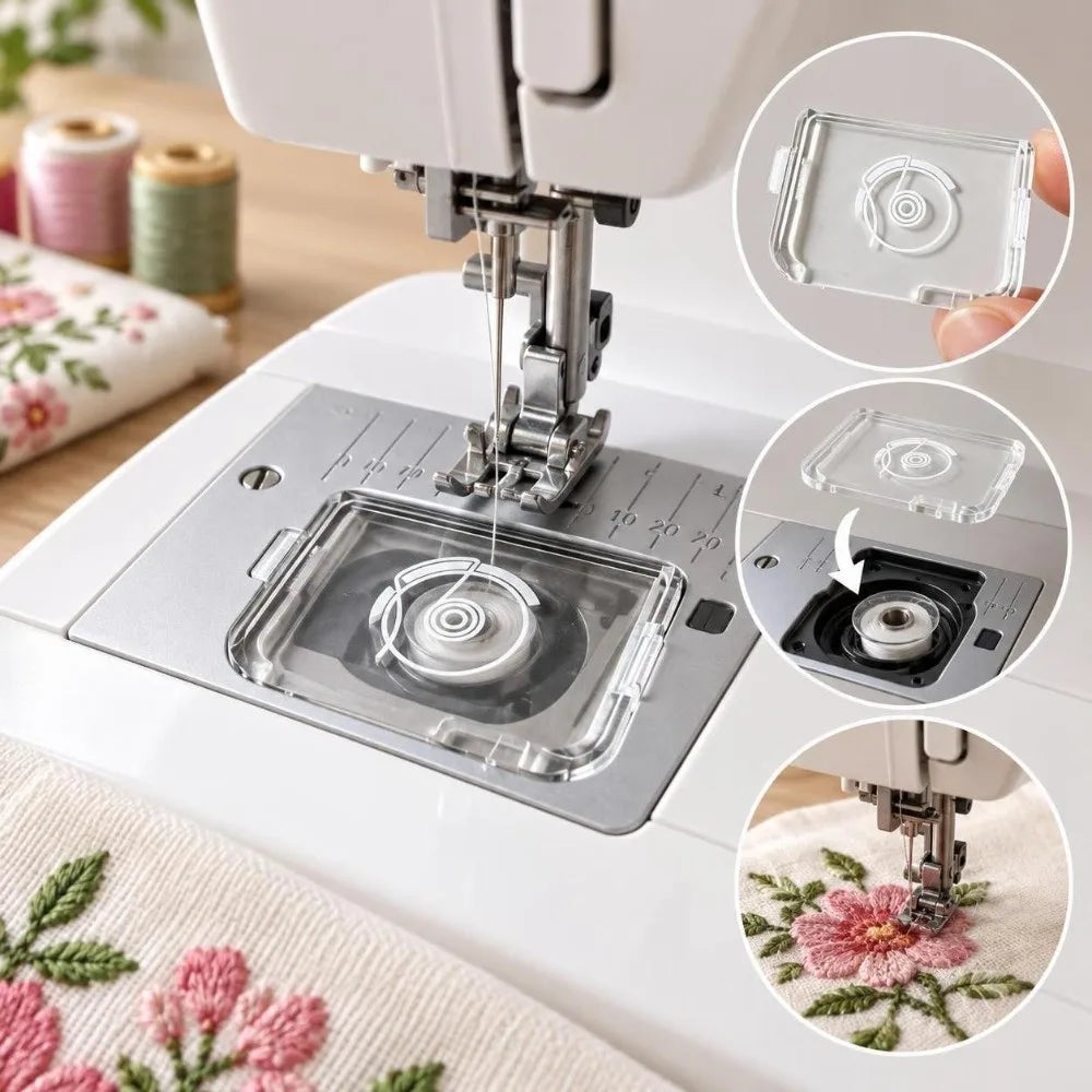 3-Pack Transparent Bobbin Cover Slide Plate – SC220 & C620L