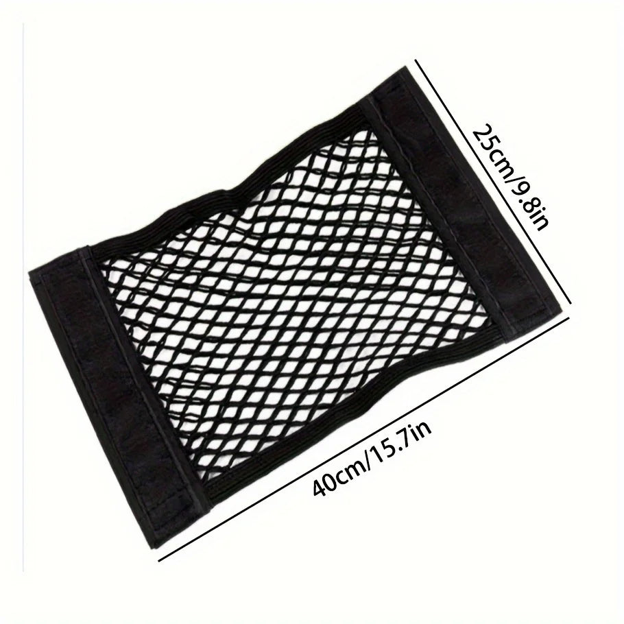 Car Trunk Storage Net Bag – SUV Rear Seat Organizer Car Cargo Organizer Nixie black