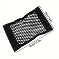 Car Trunk Storage Net Bag – SUV Rear Seat Organizer Car Cargo Organizer Nixie black