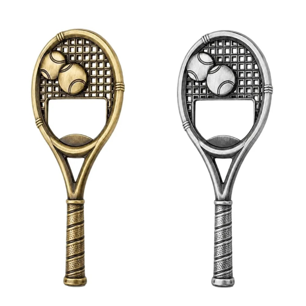 Tennis Racket Bottle Opener – Sporty Zinc Alloy Beer Opener
