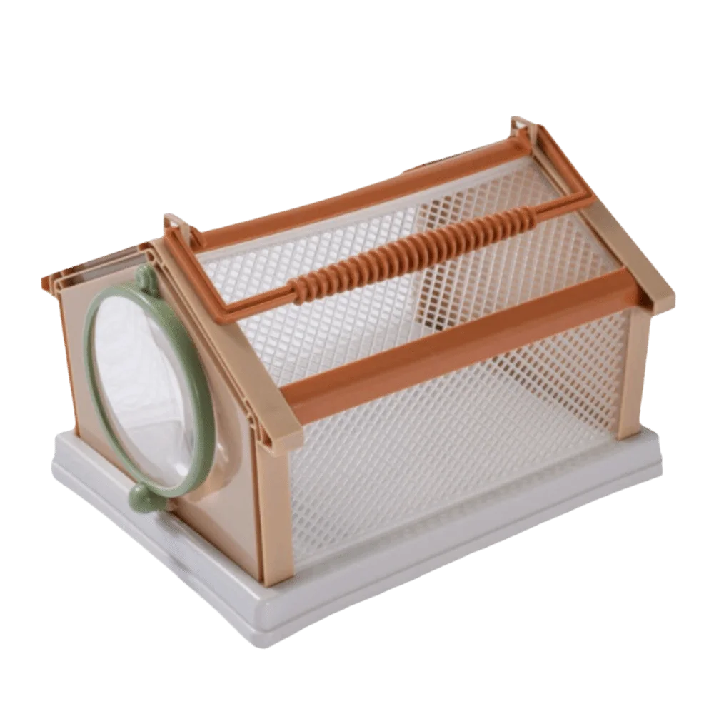 Bug Viewer Box – Handheld Folding Insect Catcher & Habitat Insect Observation Kit Nixie Khaki