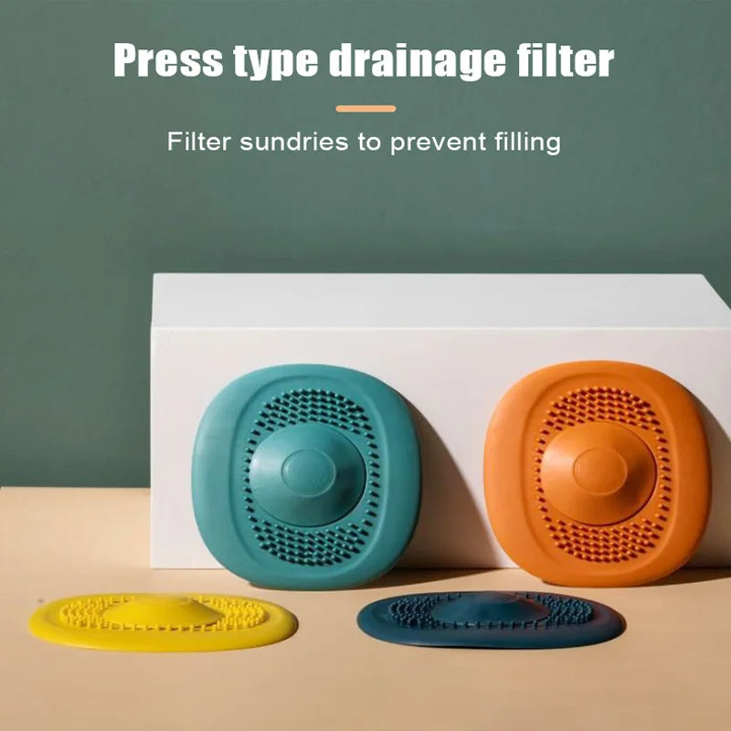 Silicone Sink Drain Strainer & Hair Catcher for Shower & Bath Drain Strainer Nixie