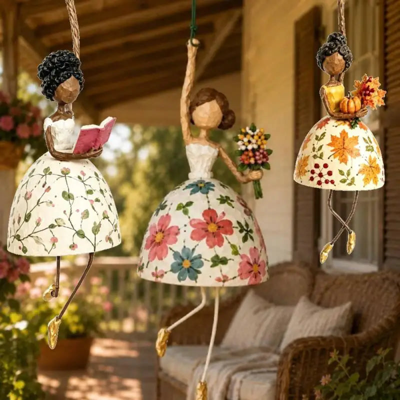 Hand Painted Ballerina Figurine Dangling Legs Desk Ornament Decorative Figurine Nixie
