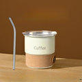 304 Stainless Steel Travel Coffee Tumbler with Straw & Lid Travel Coffee Tumbler Nixie Khaki