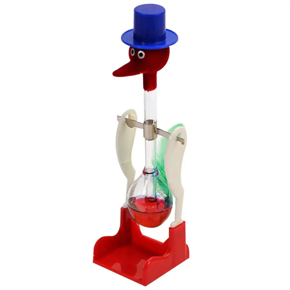 Drinking Bird Bobbing Lucky Bird Toy – Desk Decor & Kids Gift Novelty Desk Toy Nixie Red