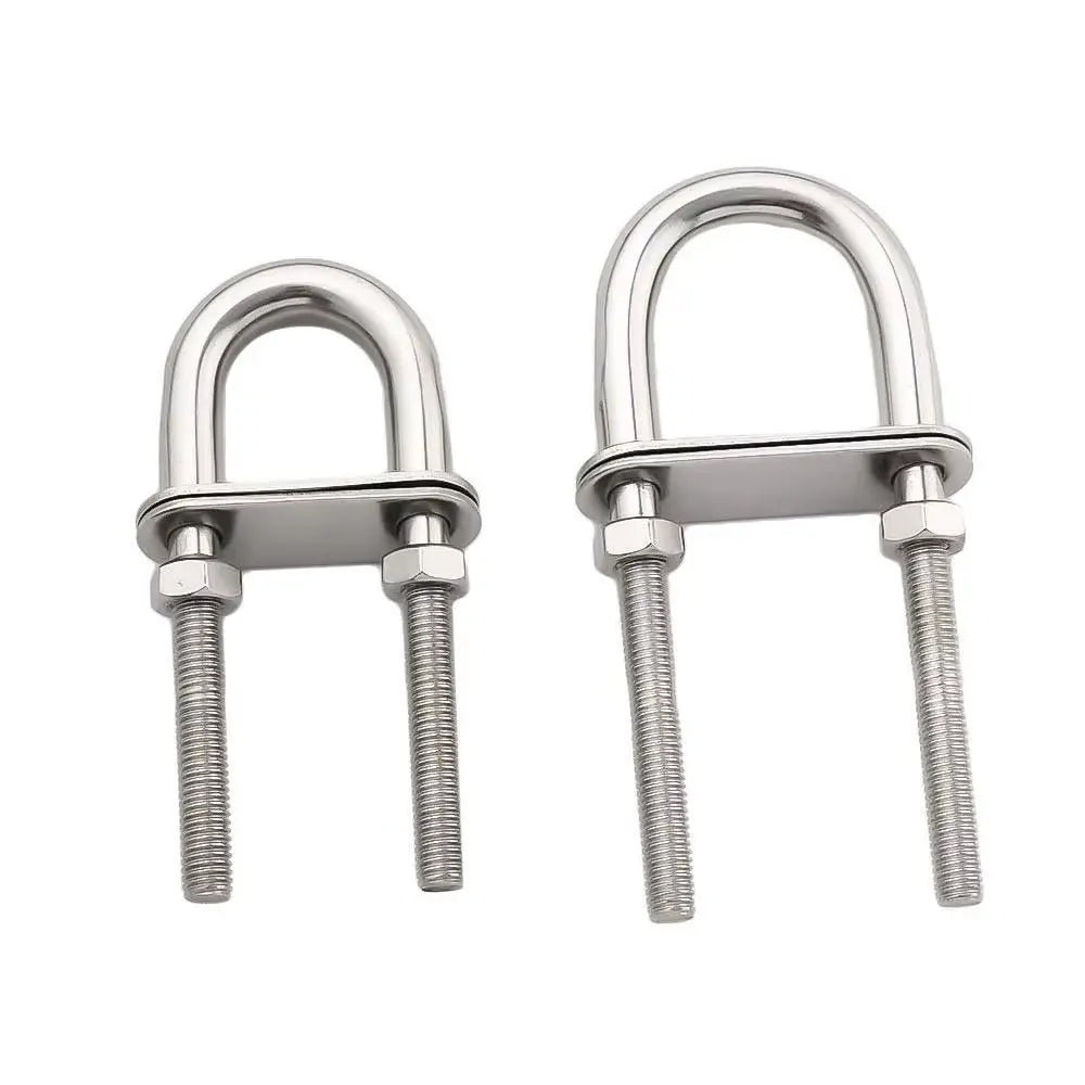 304 Stainless Steel Marine U-Bolt Boat Hardware M5–M12 with Nut Marine U-Bolt Nixie