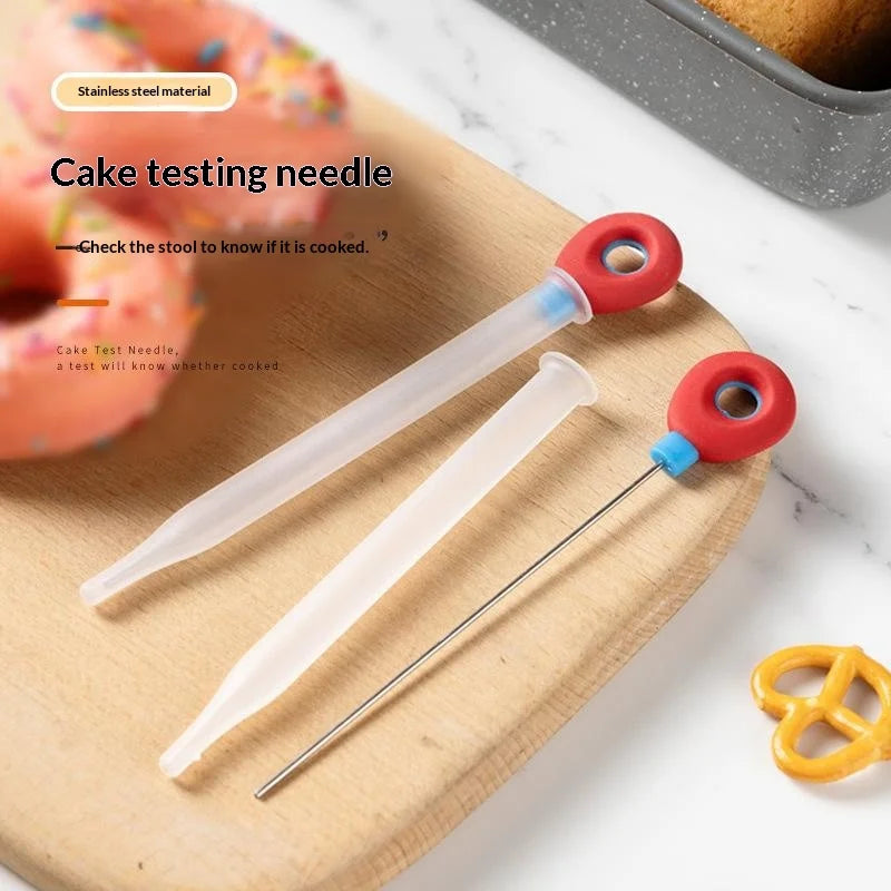 Reusable Cake Tester Probe with Non-Slip Silicone Handle Cake Tester Probe Nixie