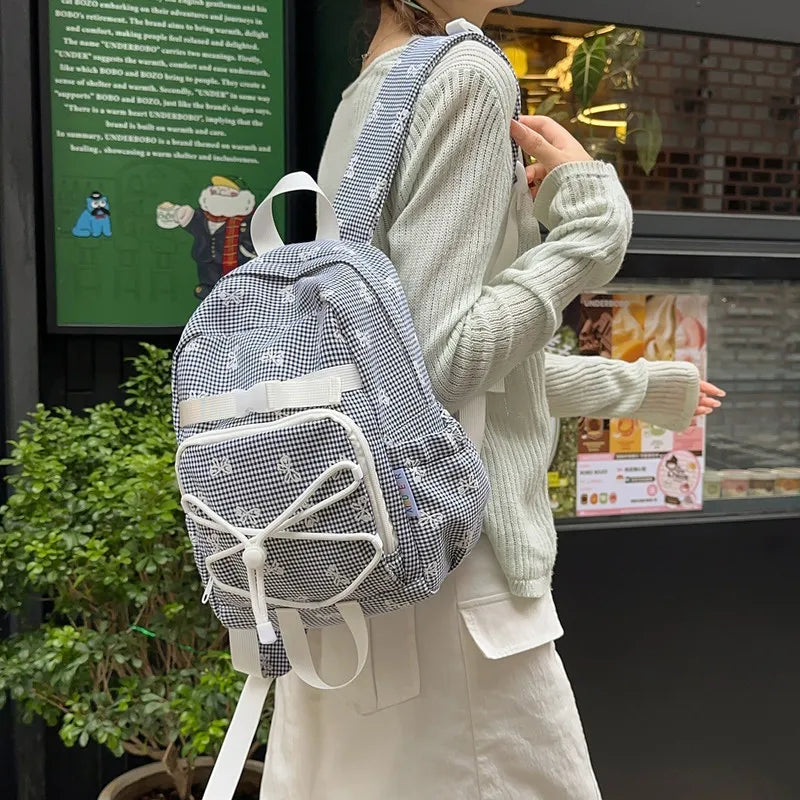 Women's Large Capacity Bowknot Nylon Backpack – Work & School Women's Backpack Nixie
