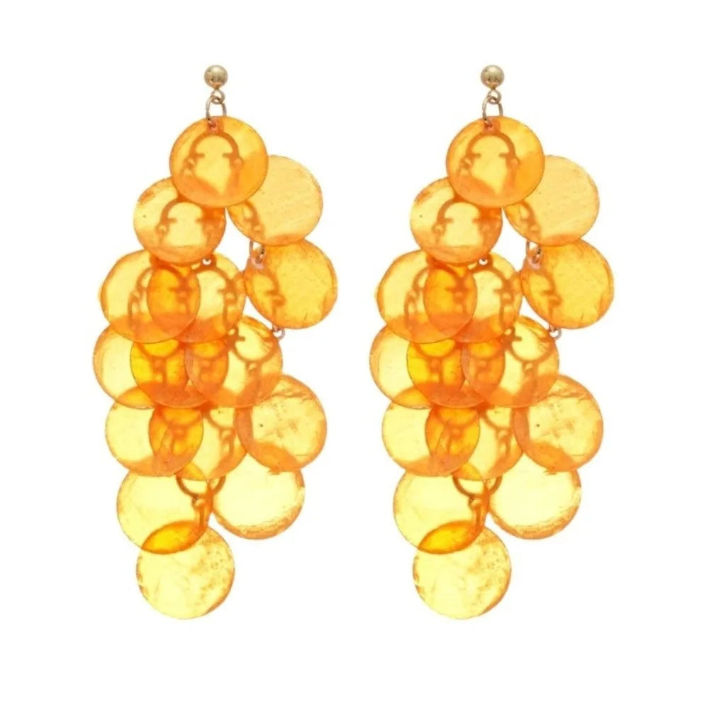 Shell Tassel Drop Earrings – Boho Seaside Women's Jewelry