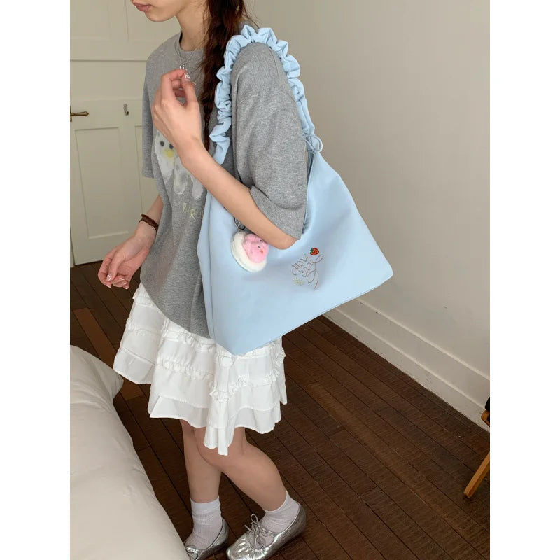 Korean Pleated Cloud Shoulder & Crossbody Bag for Women Shoulder Crossbody Bag Nixie