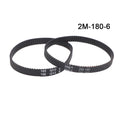 2pcs 2GT Timing Drive Belt 140–180mm x 6mm Vacuum Cleaner Belt Drive Belt Nixie E