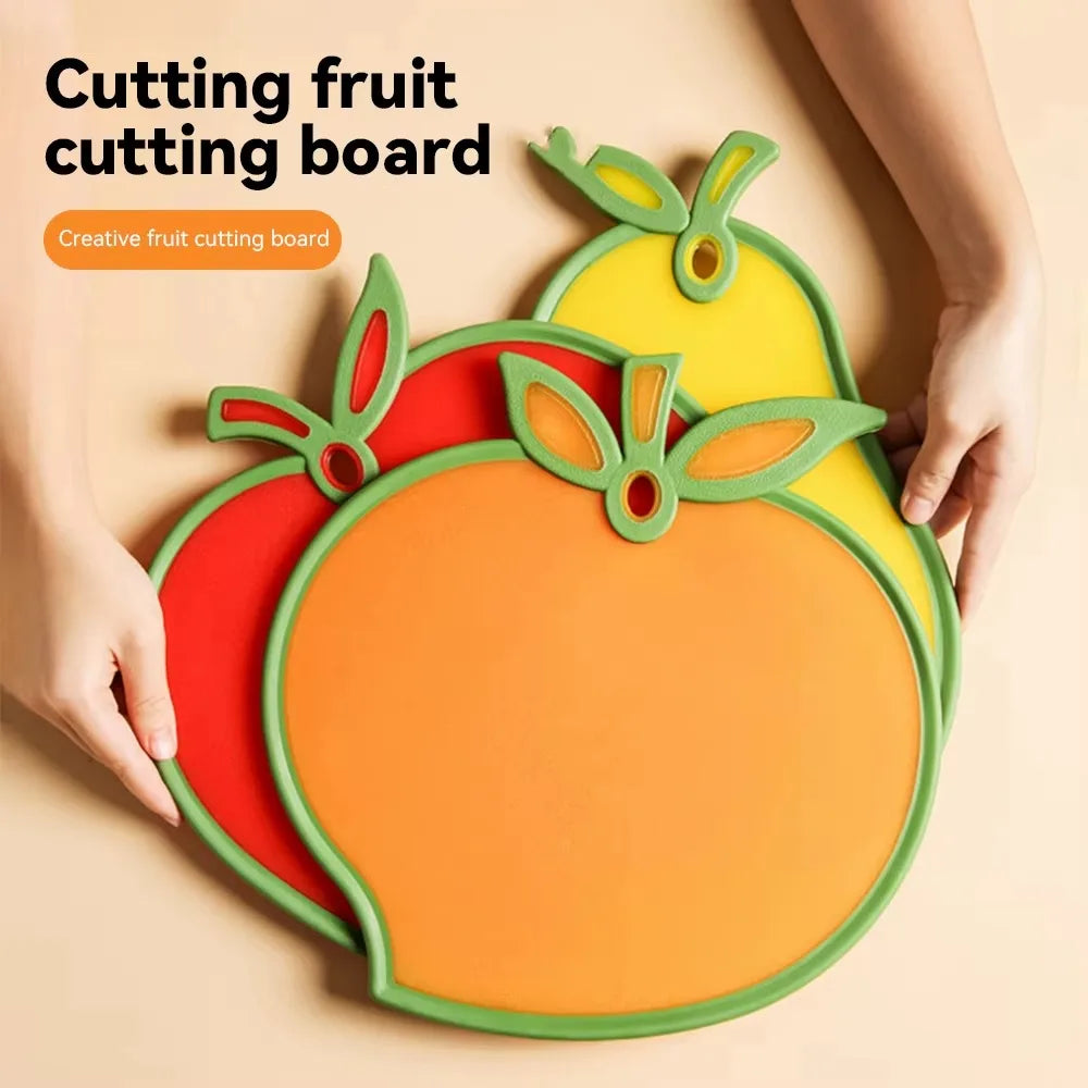 Fruit Shape Double-Sided Non-Slip Chopping Board | Food Grade PP
