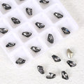 10pcs Crystal Glass Nail Art Gems 6x10mm – Ax Shape Nail Art Gems Nixie grey