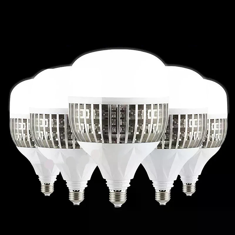 High Power E27 LED Bulb 50-300W Garage & Home Light 220V LED Light Bulb Nixie