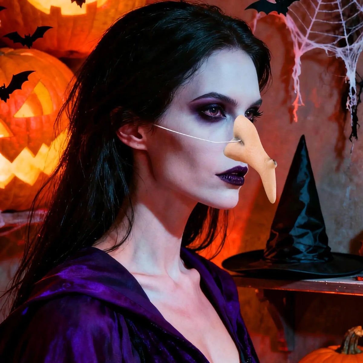 Halloween Witch Nose Prosthetic – Realistic Costume Accessory