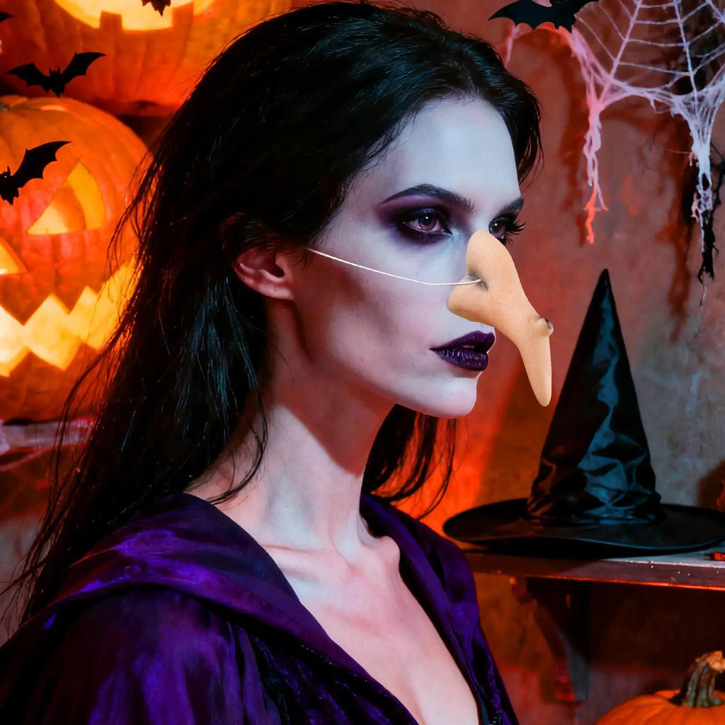 Halloween Witch Nose Prosthetic | Realistic Costume Accessory Costume Prosthetic Nixie