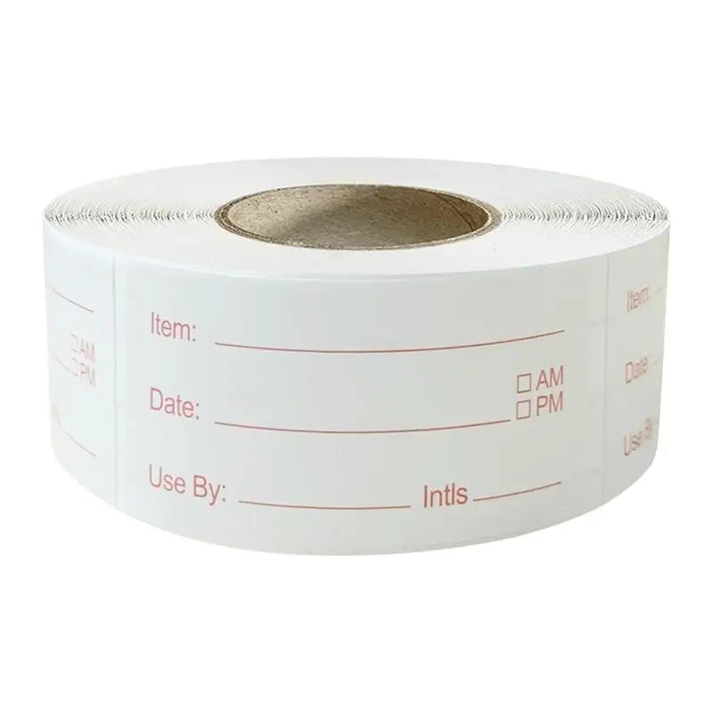 500Pcs Food Grade Self-Adhesive Date Labels for Fridge & Freezer Food Storage Labels Nixie