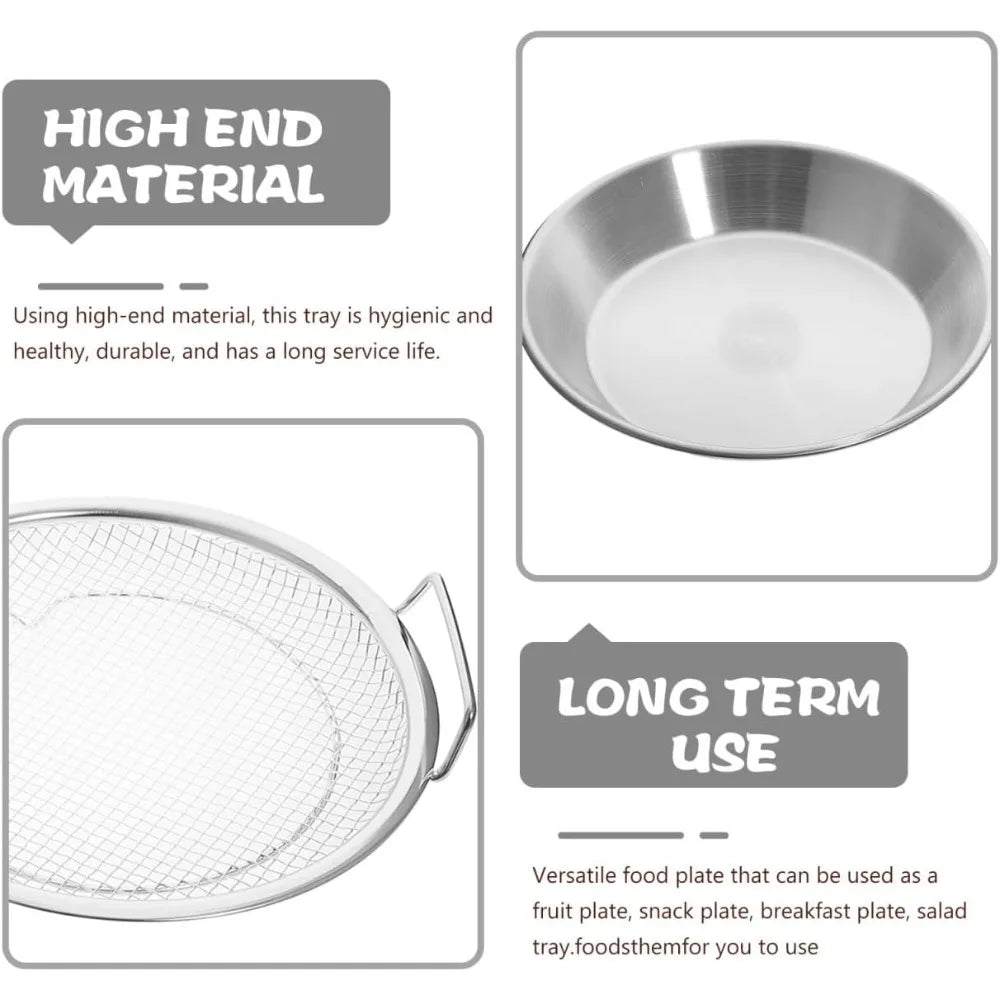 20cm Stainless Steel Oil Filter Strainer Basket with Handle Kitchen Strainer Basket Nixie