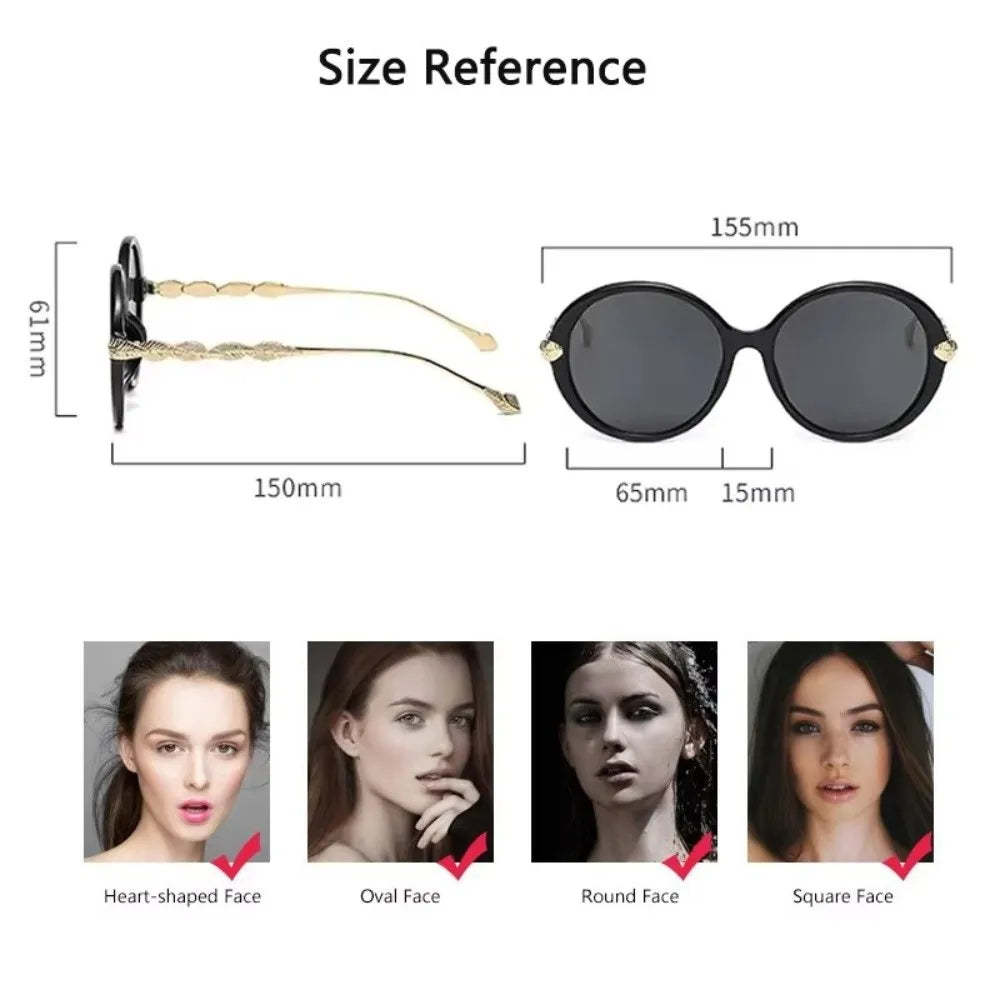 UV400 Oversized Retro Round Sunglasses – Unisex Large Frame Fashion Sunglasses Nixie