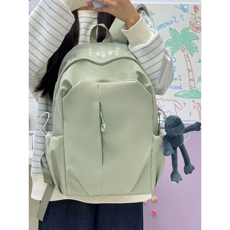Large Capacity Japanese Forest-Style Backpack | Unisex Nylon School Backpack Nixie