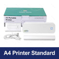 3CKMZONE Wireless A4 Thermal Printer – Inkless Bluetooth Portable