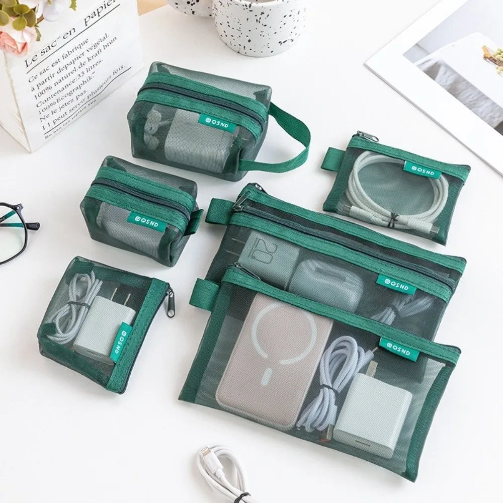 Mini Transparent Zipper Storage Bag – Cosmetic & Coin Pouch Mini Zipper Pouch Nixie
