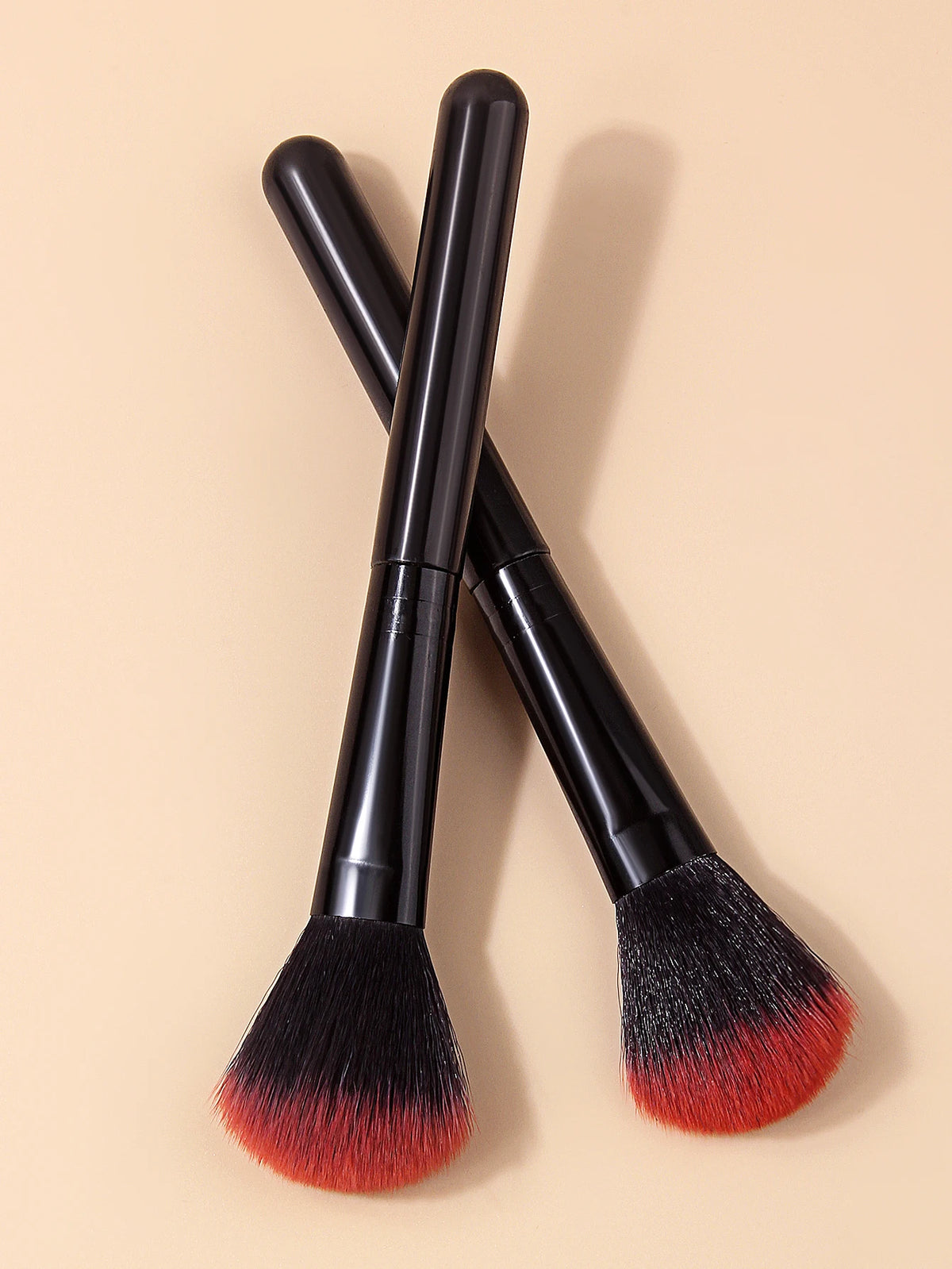 2Pcs Blush Brush Set – Highlighter & Contour Face Brushes Makeup Brush Set Nixie