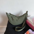 Nixie Mini Nylon Crossbody Bag – Detachable Shoulder Strap Mini Crossbody Bag Nixie Olive Green
