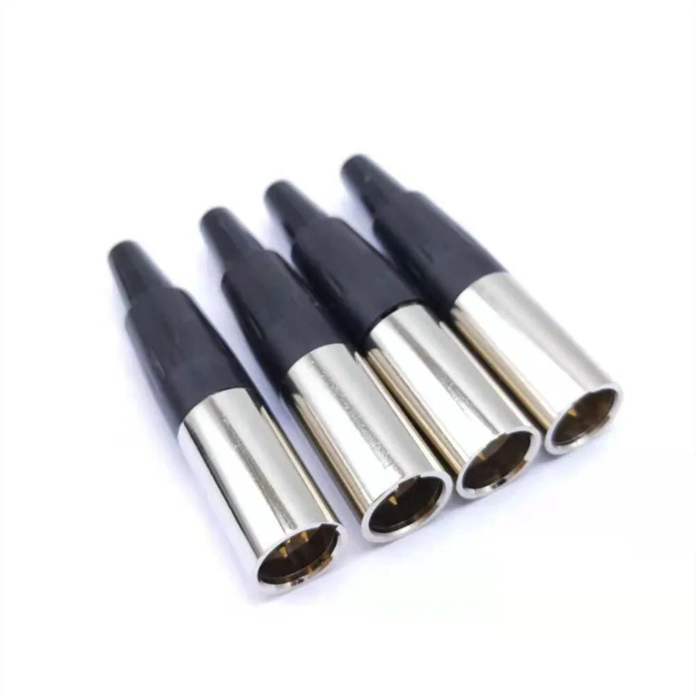Mini XLR Connector 3/4/5/6 Pin Male Female Plug – Audio Mic Audio Connector Plug Nixie