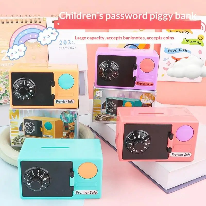 Mini ATM Piggy Bank for Kids – Password Money Saving Box Kids Piggy Bank Nixie