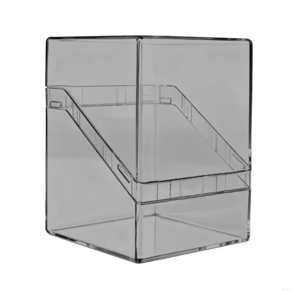 Acrylic TCG Card Storage Box – 100-Card Transparent Organizer Card Storage Box Nixie