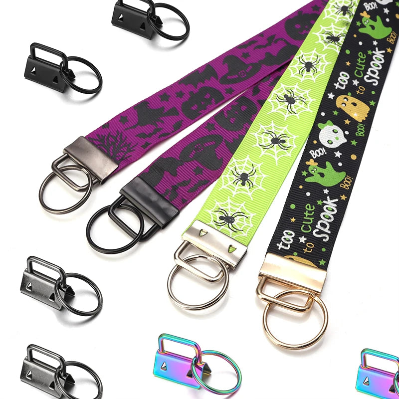 10pcs Metal Belt Clip Key Fob Foldover Connector DIY Hardware Craft Hardware Buckles Nixie