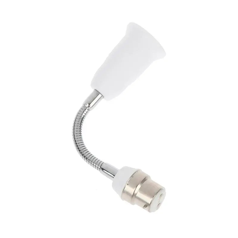 B22 to E27 360° Gooseneck Bulb Socket Extender Adapter