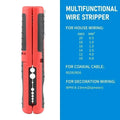 Coaxial Cable Stripper RG59 RG6 – Anti-Skid Portable Tool Cable Stripper Tool Nixie Red