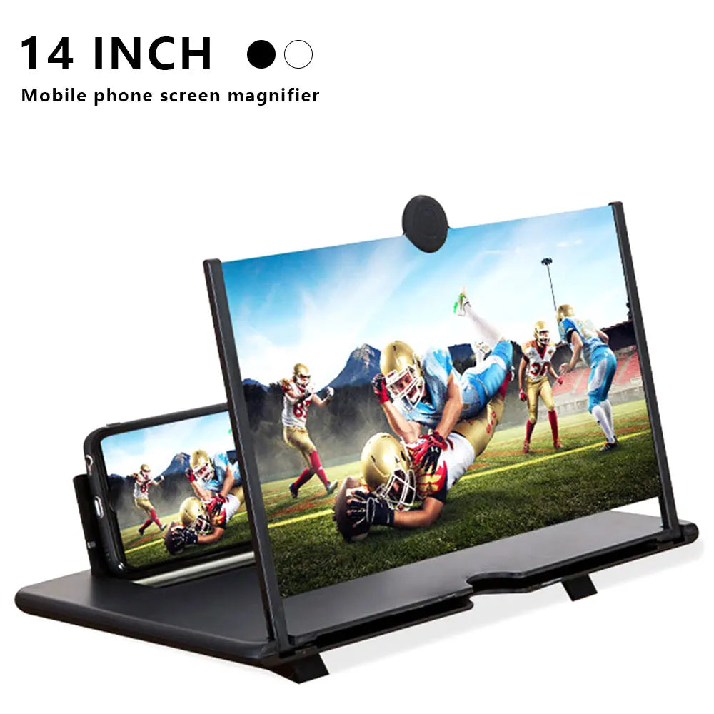 14-Inch HD Phone Screen Magnifier & Amplifier Stand
