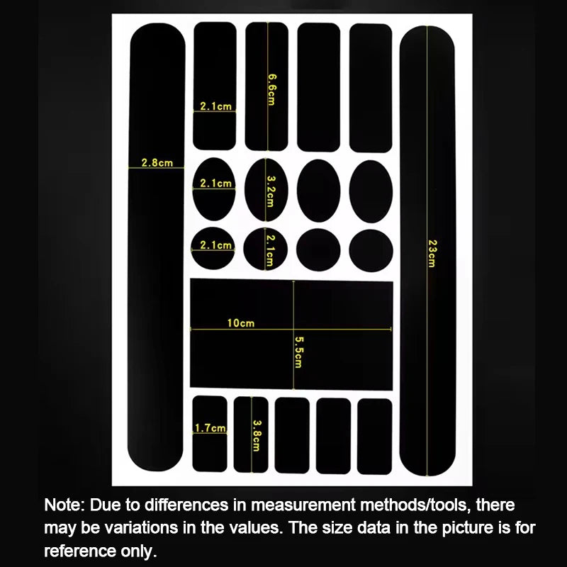 MTB Road Bike Frame Fork Anti-Scratch Protection Sticker Tape Bike Frame Sticker Nixie