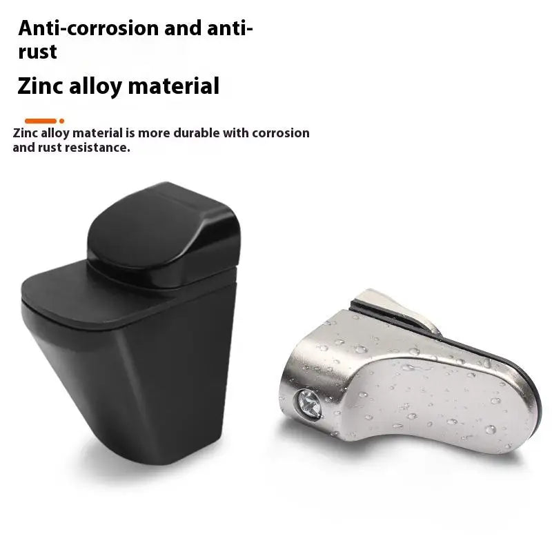 Adjustable Glass & Wood Shelf Clips – Zinc Alloy Brackets Shelf Support Clips Nixie