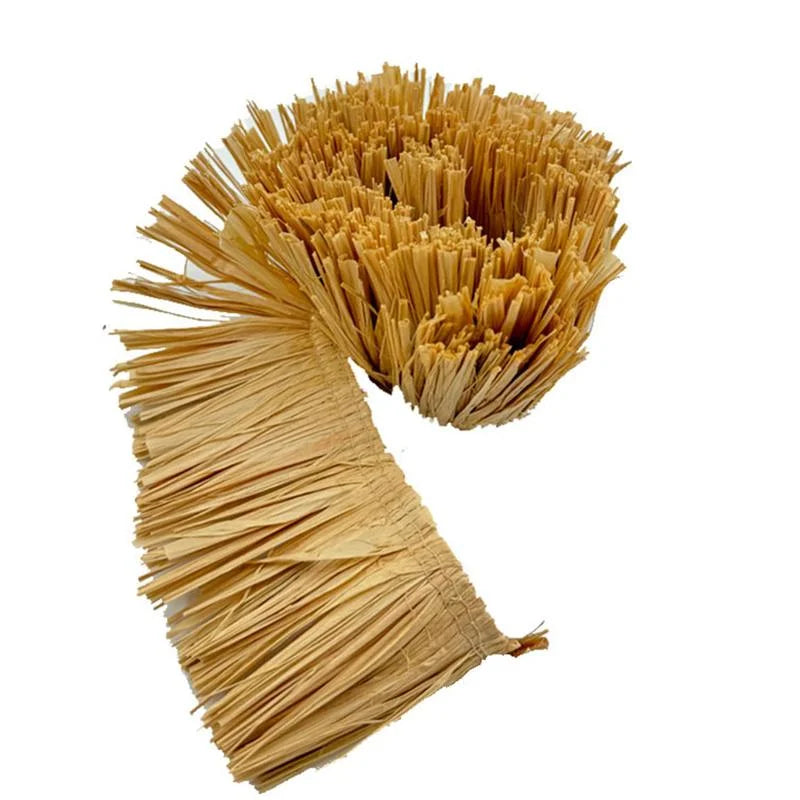 Raffia Straw Fringe Trim 1M – DIY Wedding & Home Decor Garland Craft Fringe Trim Nixie A width 15cm