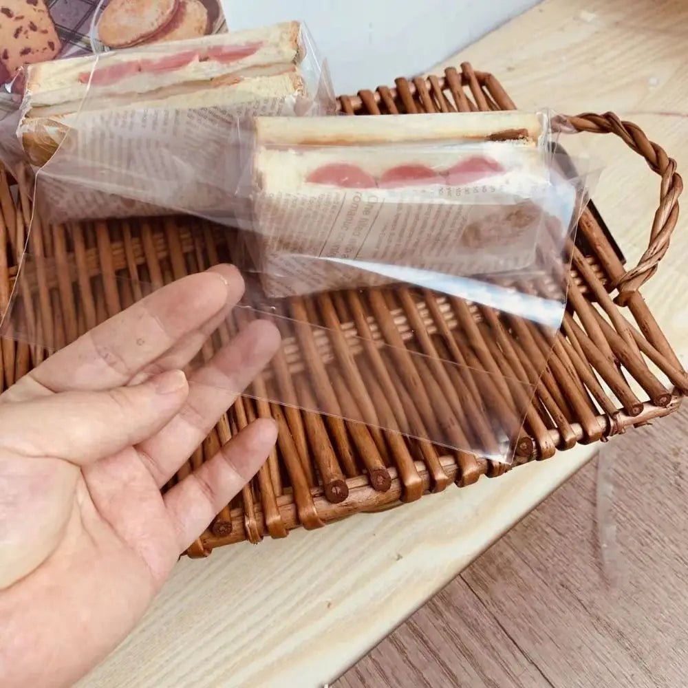 100PCS Transparent Self-Seal Sandwich Bags – Food Grade Food Storage Bags Nixie