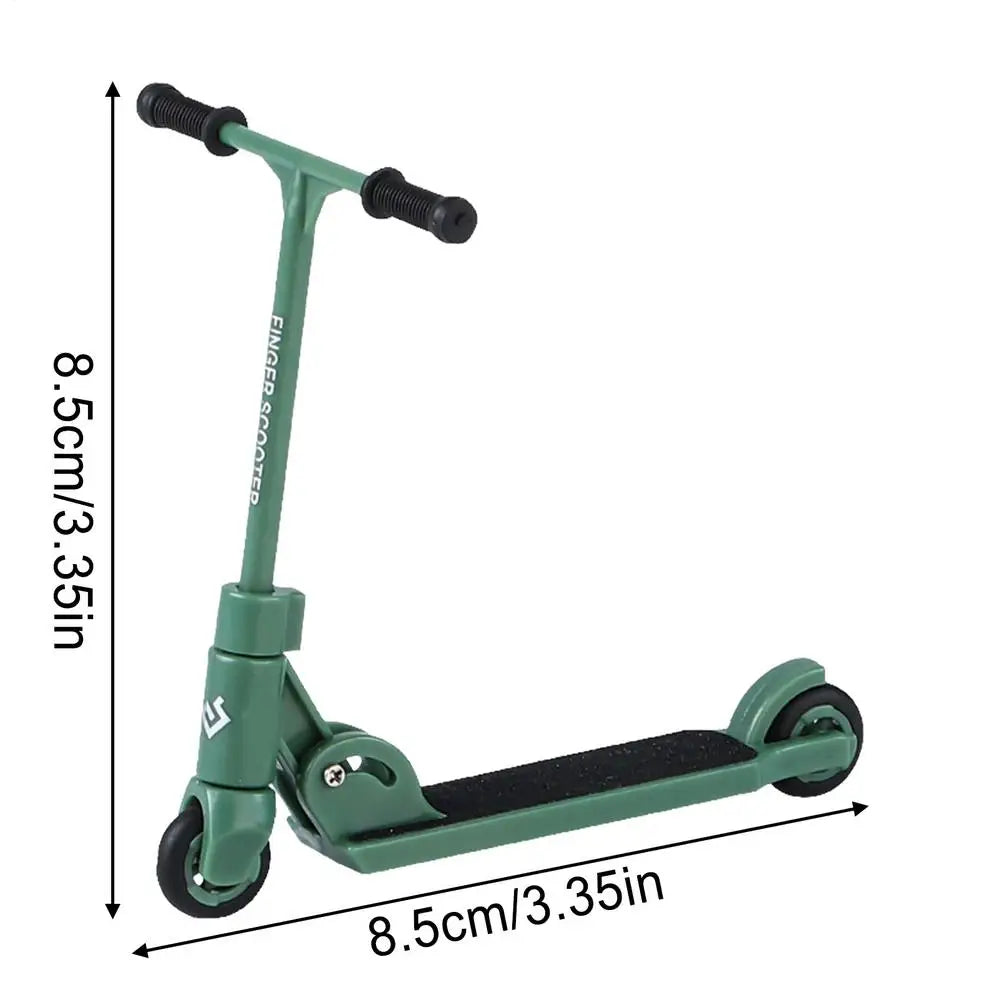 Foldable T-Type Finger Scooter Mini Toy with Brake | CE Certified Finger Toy Scooter Nixie Green