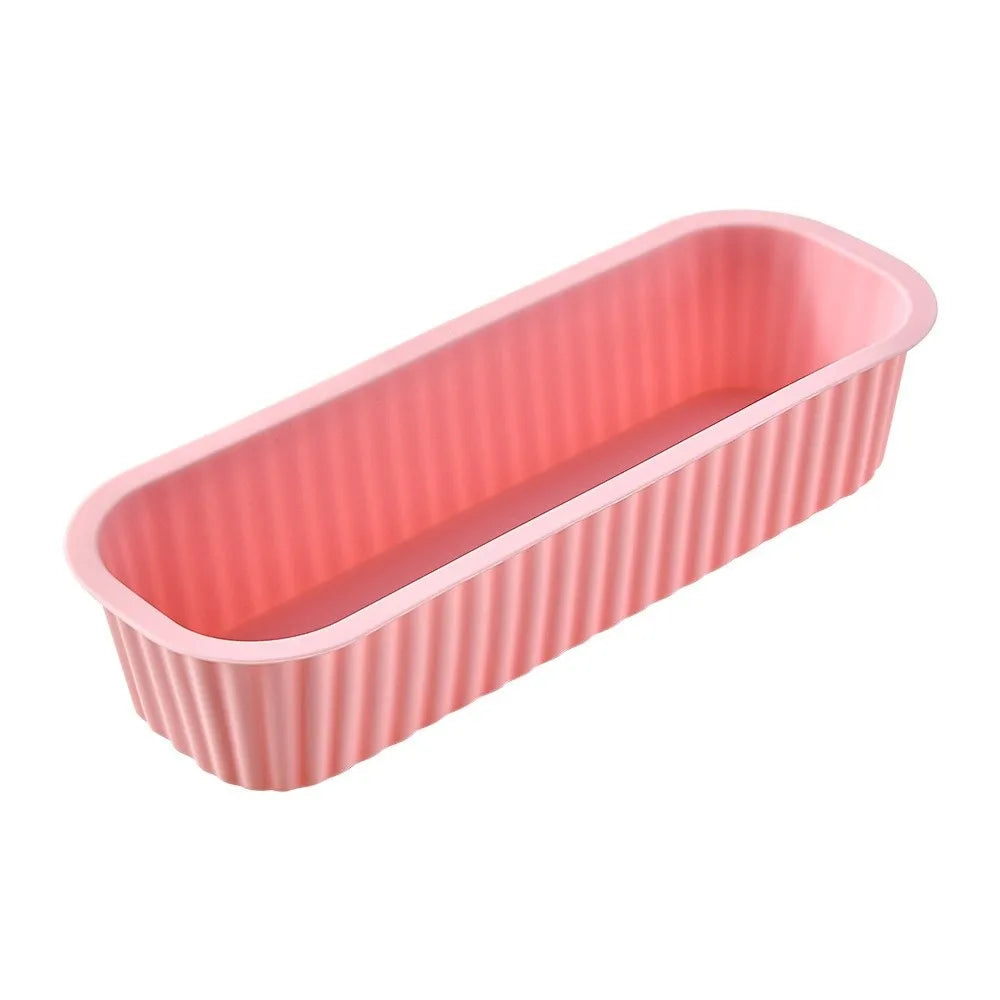4-Pack Silicone Mini Bread Pans Non-Stick Brownie Baking Molds