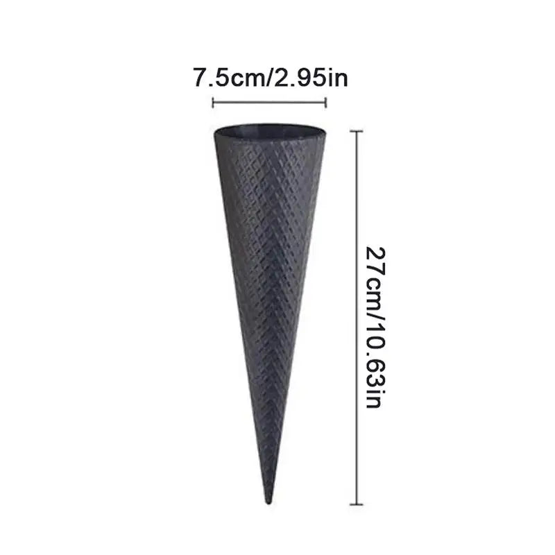 Ice Cream Cone Flower Box – Plastic Bouquet Wrapping Cone Cone Flower Box Nixie