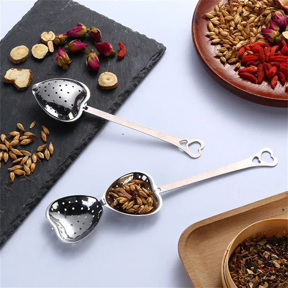 Heart Shaped Stainless Steel Tea Infuser | Fine Mesh Strainer
