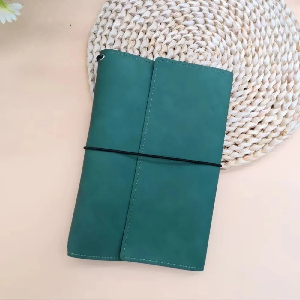A5 Refillable Loose Leaf Notebook Cover | PU Leather Journal Leather Notebook Cover Nixie