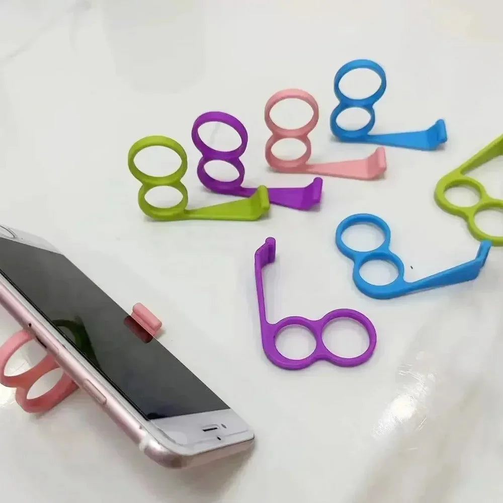 2/5PCS Finger Ring Phone Stand Holder Desktop Lazy Bracket